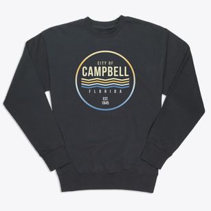 Campbell Florida Color Fade Premium Crewneck Sweatshirt