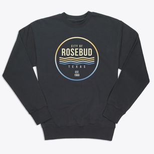 Rosebud Texas Color Fade Premium Crewneck Sweatshirt