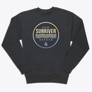 Sunriver Oregon Color Fade Premium Crewneck Sweatshirt