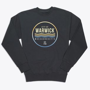Warwick Massachusetts Color Fade Premium Crewneck Sweatshirt
