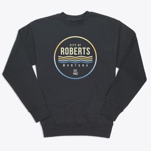 Roberts Montana Color Fade Premium Crewneck Sweatshirt