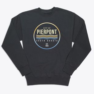 Pierpont South Dakota Color Fade Premium Crewneck Sweatshirt