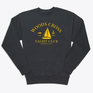 Woods Cross Utah Yacht Club Premium Crewneck Sweatshirt