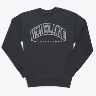 Waveland Mississippi Inline Premium Crewneck Sweatshirt