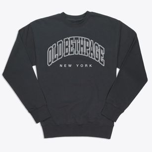 Old Bethpage New York Inline Premium Crewneck Sweatshirt