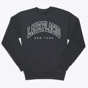 Lake Placid New York Inline Premium Crewneck Sweatshirt