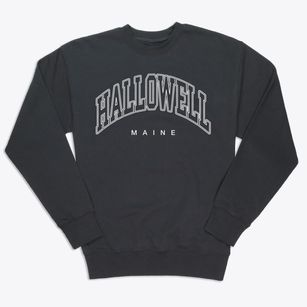 Hallowell Maine Inline Premium Crewneck Sweatshirt