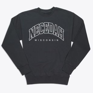 Necedah Wisconsin Inline Premium Crewneck Sweatshirt