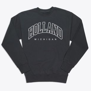 Holland Michigan Inline Premium Crewneck Sweatshirt