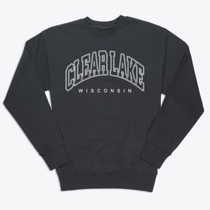 Clear Lake Wisconsin Inline Premium Crewneck Sweatshirt