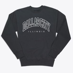 Dallas City Illinois Inline Premium Crewneck Sweatshirt