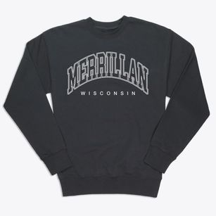 Merrillan Wisconsin Inline Premium Crewneck Sweatshirt