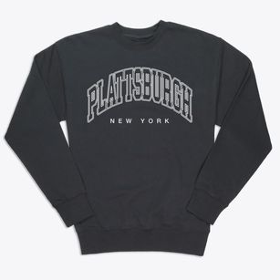 Plattsburgh New York Inline Premium Crewneck Sweatshirt