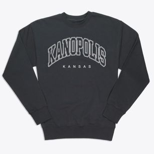 Kanopolis Kansas Inline Premium Crewneck Sweatshirt