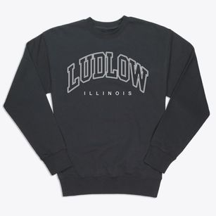 Ludlow Illinois Inline Premium Crewneck Sweatshirt