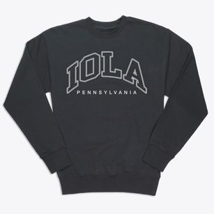 Iola Pennsylvania Inline Premium Crewneck Sweatshirt
