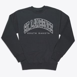 St. Lawrence South Dakota Inline Premium Crewneck Sweatshirt