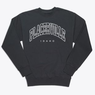 Placerville Idaho Inline Premium Crewneck Sweatshirt