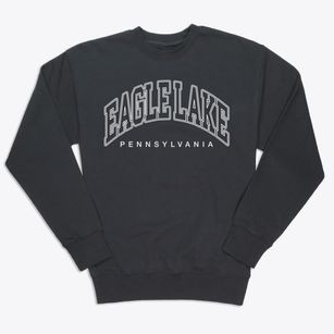 Eagle Lake Pennsylvania Inline Premium Crewneck Sweatshirt