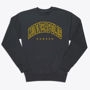 Minneapolis Kansas Inline Premium Crewneck Sweatshirt