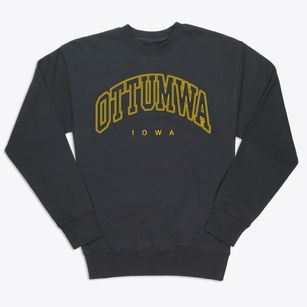 Ottumwa Iowa Inline Premium Crewneck Sweatshirt