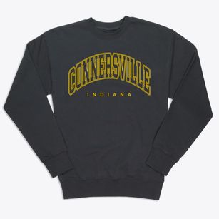 Connersville Indiana Inline Premium Crewneck Sweatshirt