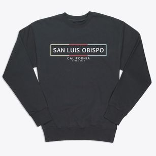 San Luis Obispo California Artbox Premium Crewneck Sweatshirt