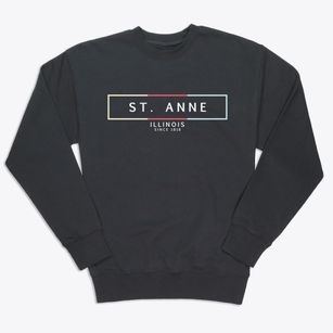 St. Anne Illinois Artbox Premium Crewneck Sweatshirt