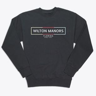 Wilton Manors Florida Artbox Premium Crewneck Sweatshirt