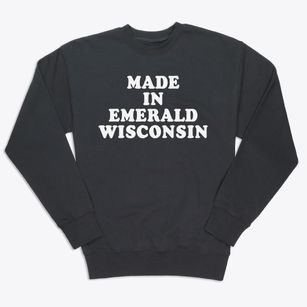 Emerald Wisconsin Classic 70s Premium Crewneck Sweatshirt