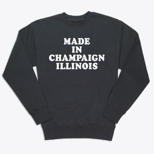 Champaign Illinois Classic 70s Premium Crewneck Sweatshirt