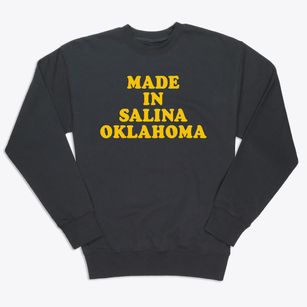 Salina Oklahoma Classic 70s Premium Crewneck Sweatshirt