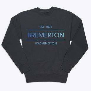 Bremerton Washington Horizon Premium Crewneck Sweatshirt
