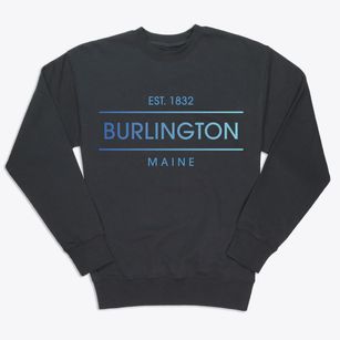 Burlington Maine Horizon Premium Crewneck Sweatshirt