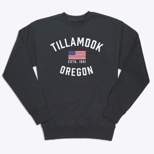 Tillamook Oregon Patriot Premium Crewneck Sweatshirt