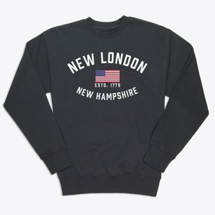 New London New Hampshire Patriot Premium Crewneck Sweatshirt