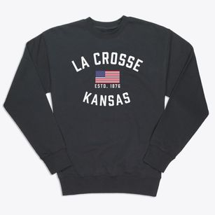 La Crosse Kansas Patriot Premium Crewneck Sweatshirt