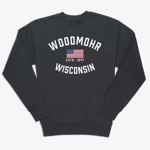 Woodmohr Wisconsin Patriot Premium Crewneck Sweatshirt