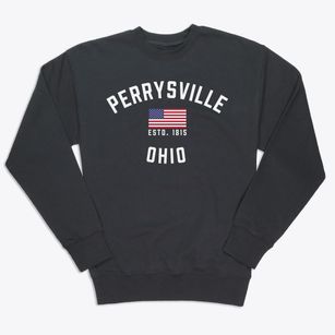 Perrysville Ohio Patriot Premium Crewneck Sweatshirt