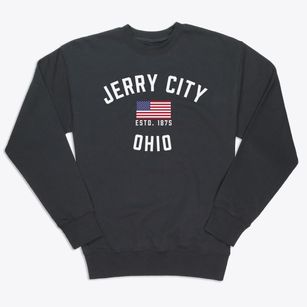 Jerry City Ohio Patriot Premium Crewneck Sweatshirt