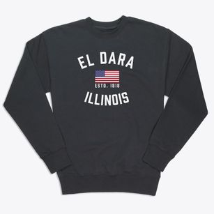 El Dara Illinois Patriot Premium Crewneck Sweatshirt