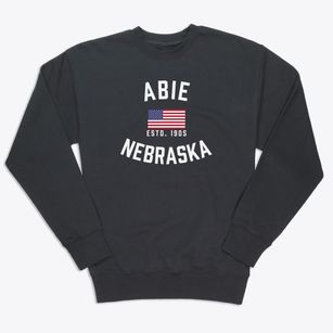 Abie Nebraska Patriot Premium Crewneck Sweatshirt