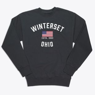 Winterset Ohio Patriot Premium Crewneck Sweatshirt