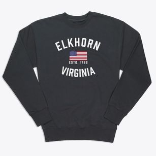 Elkhorn Virginia Patriot Premium Crewneck Sweatshirt