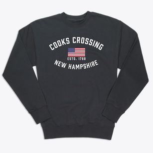 Cooks Crossing New Hampshire Patriot Premium Crewneck Sweatshirt