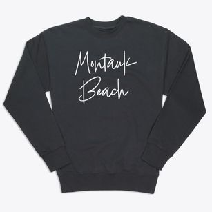 Montauk Beach New York Freestyle Premium Crewneck Sweatshirt