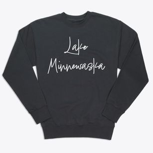 Lake Minnewaska New York Freestyle Premium Crewneck Sweatshirt