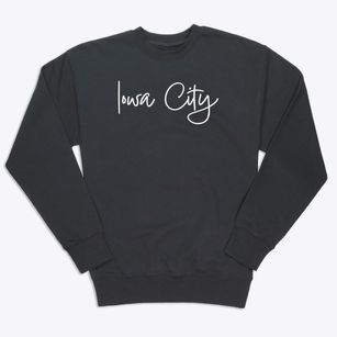 Iowa City Iowa Freestyle Premium Crewneck Sweatshirt