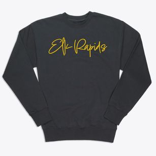 Elk Rapids Michigan Freestyle Premium Crewneck Sweatshirt