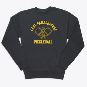Lake Panasoffkee Florida Pickleball Premium Crewneck Sweatshirt